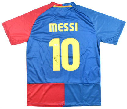 Lionel Messi Autographed FC Barcelona Home Jersey