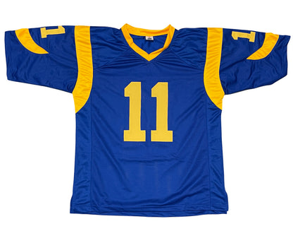 Jim Everett Signed Los Angeles Rams Custom Jersey (Not Chris Inscription)