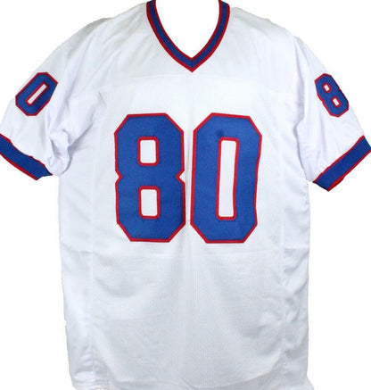 Eric Moulds Signed Buffalo Bills White Custom Jersey