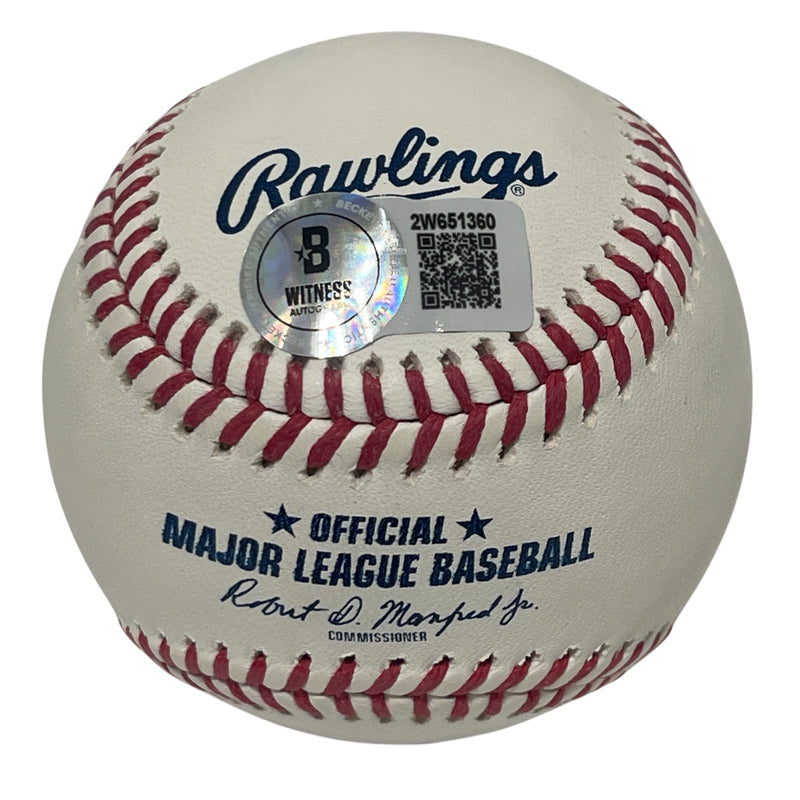 Kevin Mitchell Signed Rawlings Official Major League Baseball (89 NL MVP) BAS
