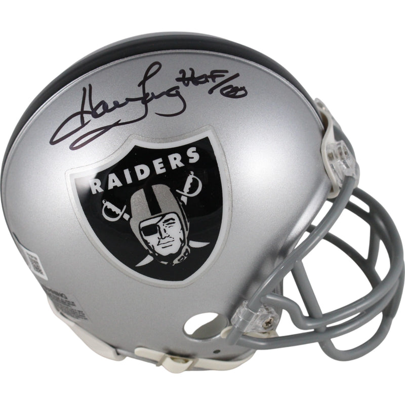 Howie Long Oakland Raiders Signed VSR4 Mini Helmet (HOF '00)