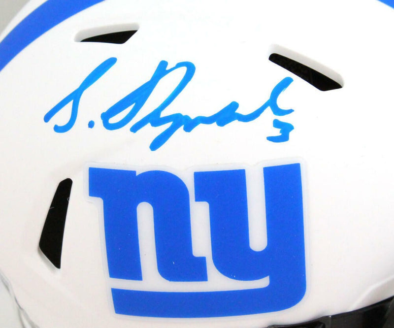 Sterling Shepard Signed New York Giants Lunar Speed Mini Helmet
