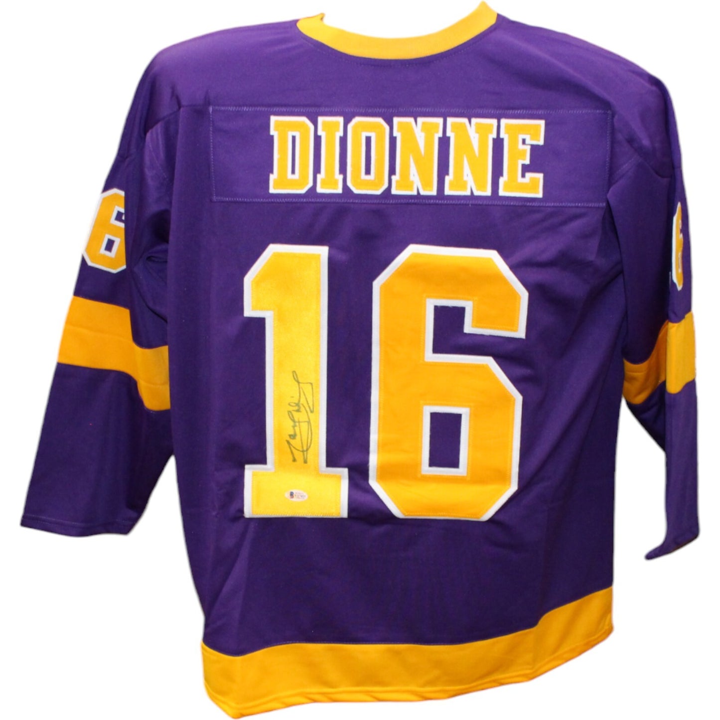 Marcel Dionne Autographed LA Kings Purple Pro Style Jersey