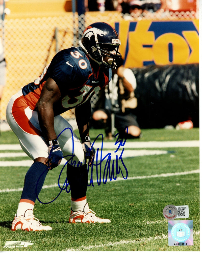 Terrell Davis Signed Denver Broncos 8x10 Photo