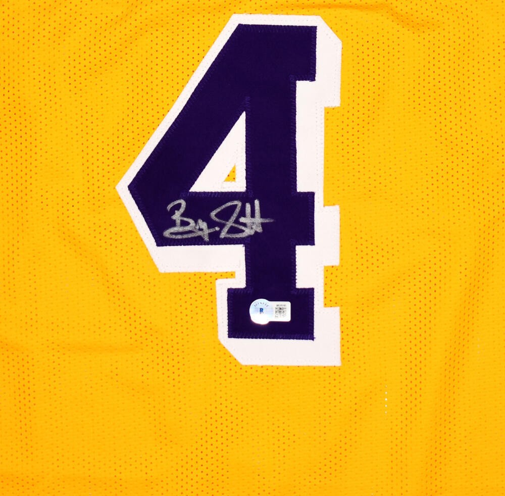 Byron Scott Autographed Los Angeles Gold Custom Jersey
