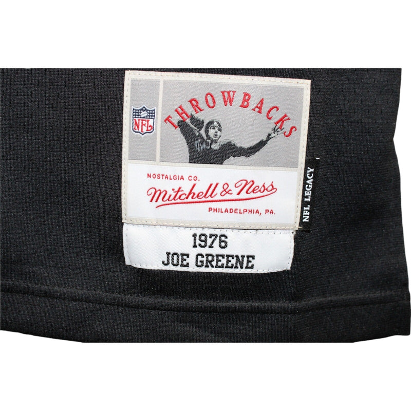 Joe Greene Signed Pittsburgh Steelers Mitchell & Ness Black Jersey