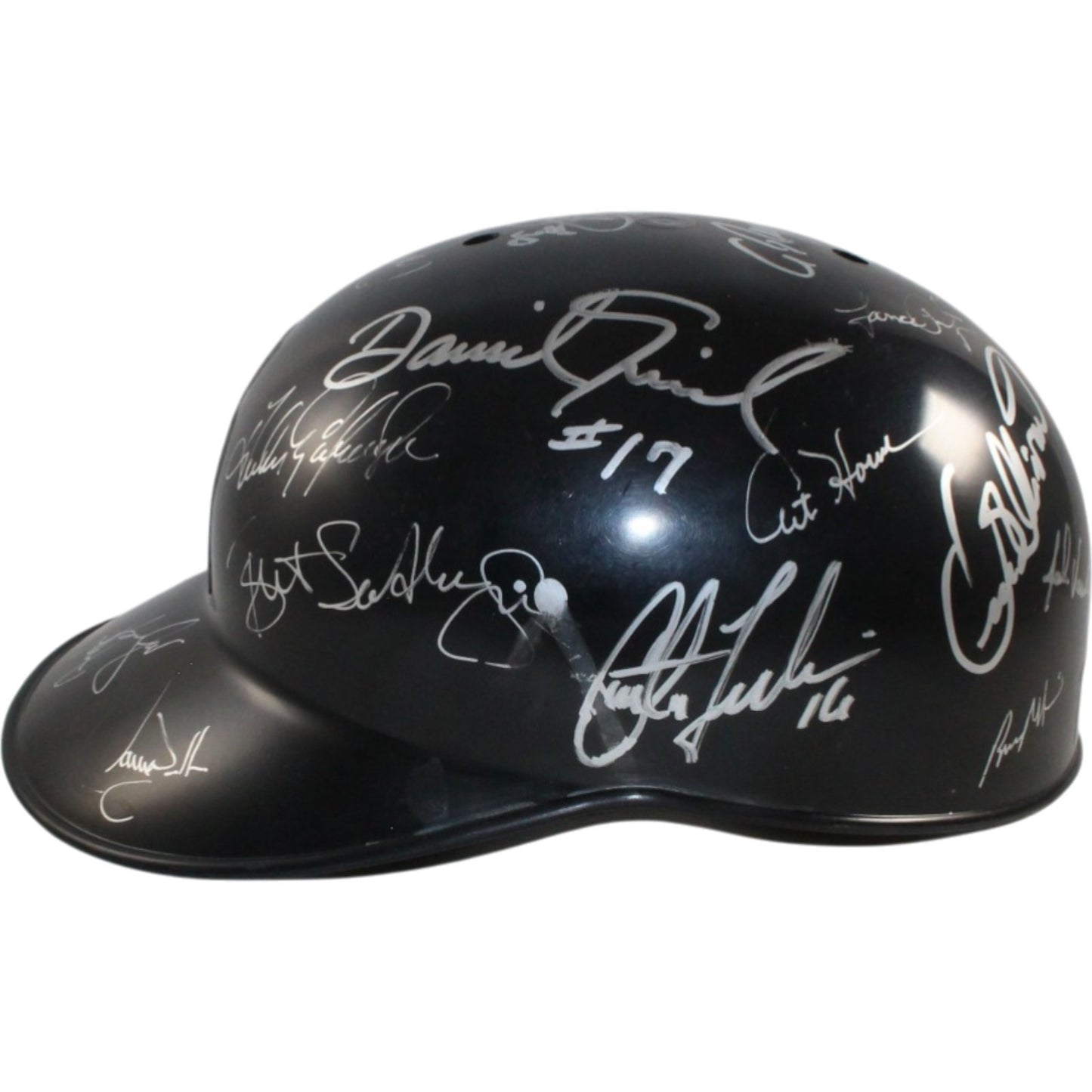 1995 Colorado Rockies Team Signed Multi-Signed Replica Baseball Helmet