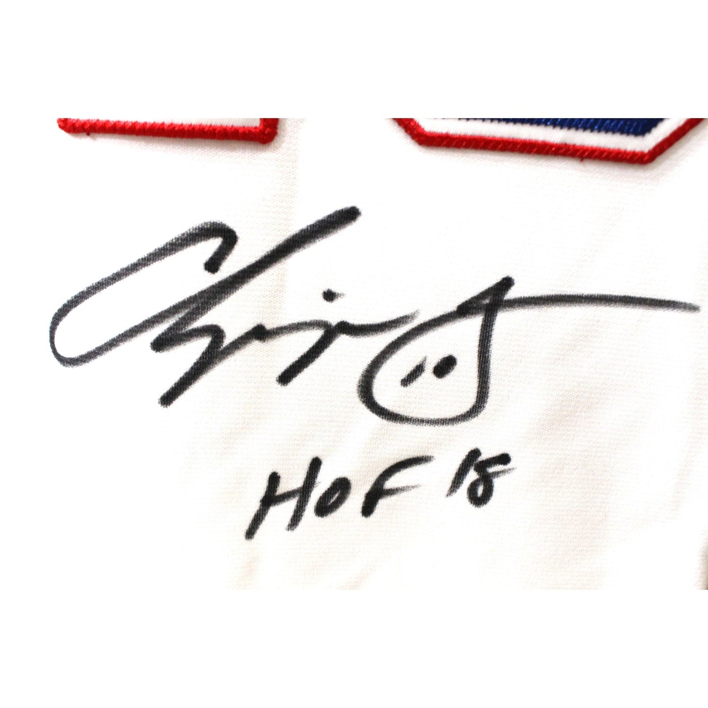Chipper Jones Signed Atlanta Braves Mitchell & Ness Throwback Jersey (HOF)