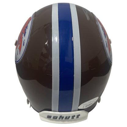 Adam Sandler Signed Waterboy Mud Dogs Mini Helmet (JSA COA)