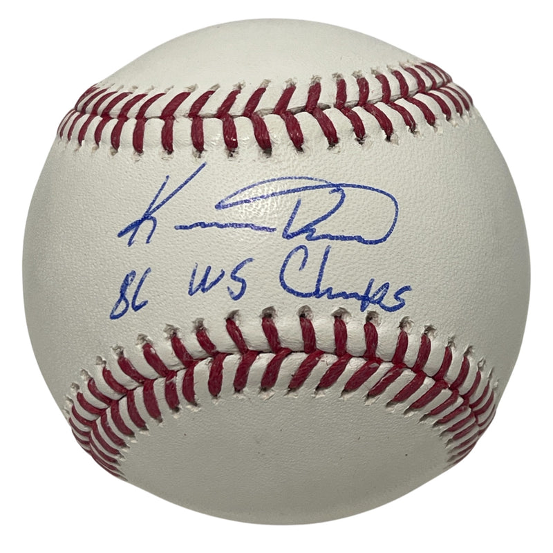 Kevin Mitchell Signed 1986 WS Champ Official MLB Baseball (Beckett)