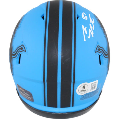 Sam LaPorta Autographed Detroit Lions Rave Mini Helmet