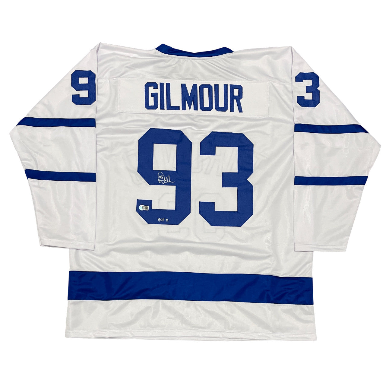 Doug Gilmour Signed Toronto Maple Leafs Custom Jersey (HOF 11) - Beckett
