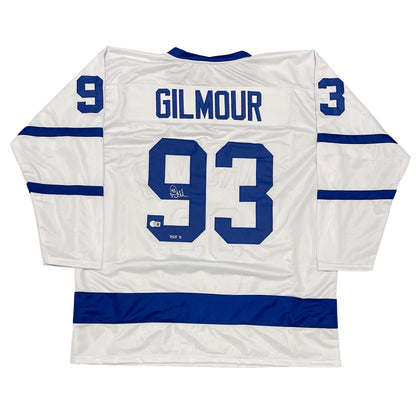 Doug Gilmour Signed Toronto Maple Leafs Custom Jersey (HOF 11) - Beckett