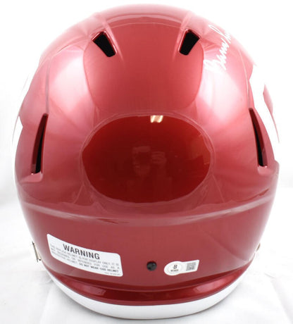 Barry Switzer Autographed Oklahoma Sooners Full Size Speed Helmet
