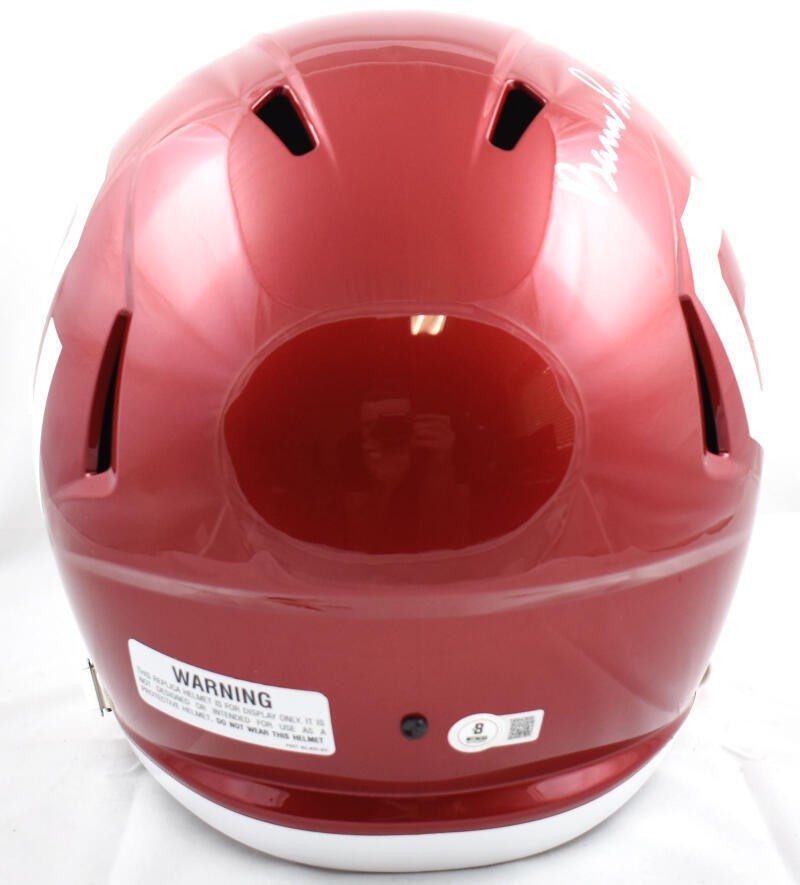 Barry Switzer Autographed Oklahoma Sooners Full Size Speed Helmet
