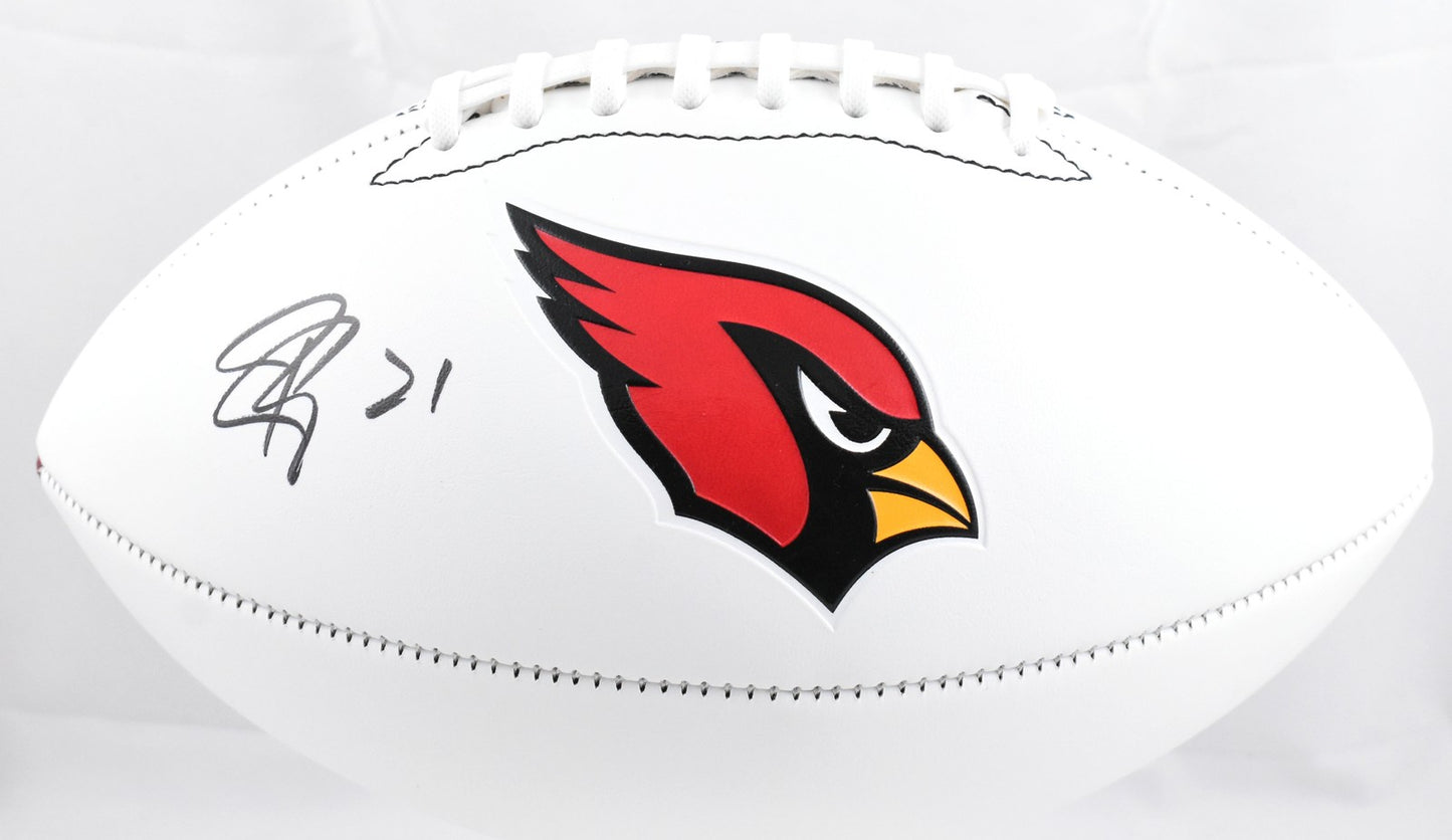 Patrick Peterson Signed Arizona Cardinals Logo Football