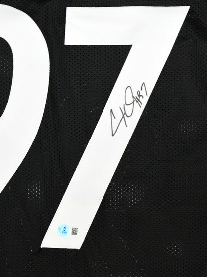 Cameron Heyward Signed Pittsburgh Steelers Black Custom Jersey