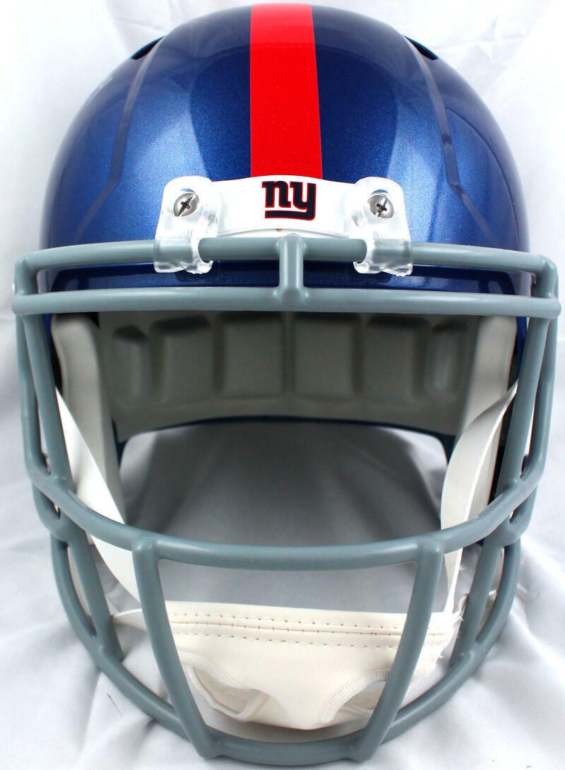 Michael Strahan Signed New York Giants Full Size Speed Helmet HOF Inscribed