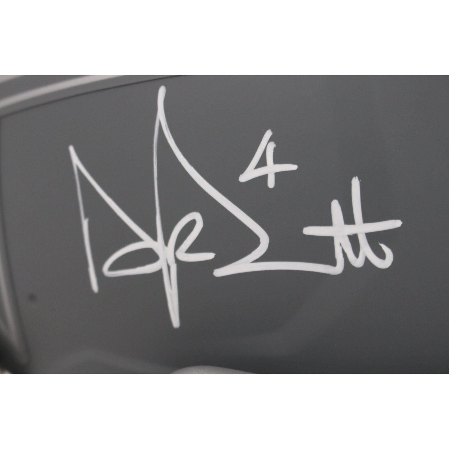 Dak Prescott Dallas Cowboys Autographed Full Size Authentic Slate Helmet
