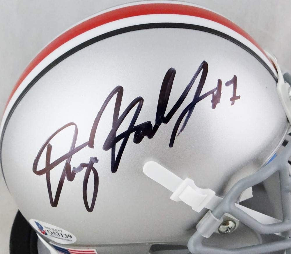 Dwayne Haskins Signed Ohio State Buckeyes Black Mini Helmet