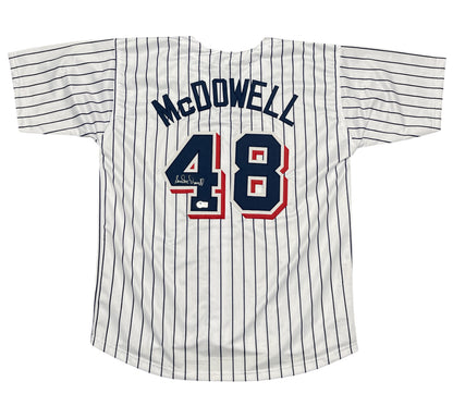 Sam McDowell Signed Cleveland Indians Custom Jersey BAS Witnessed