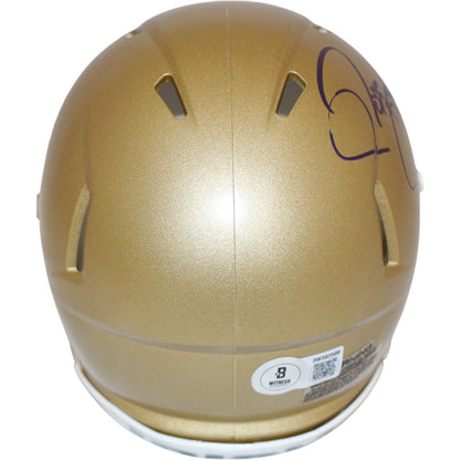 Jerome Bettis Autographed Notre Dame Fighting Irish Mini Helmet Beckett