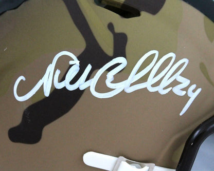 Nick Chubb Signed Cleveland Browns Camo Speed Mini Helmet
