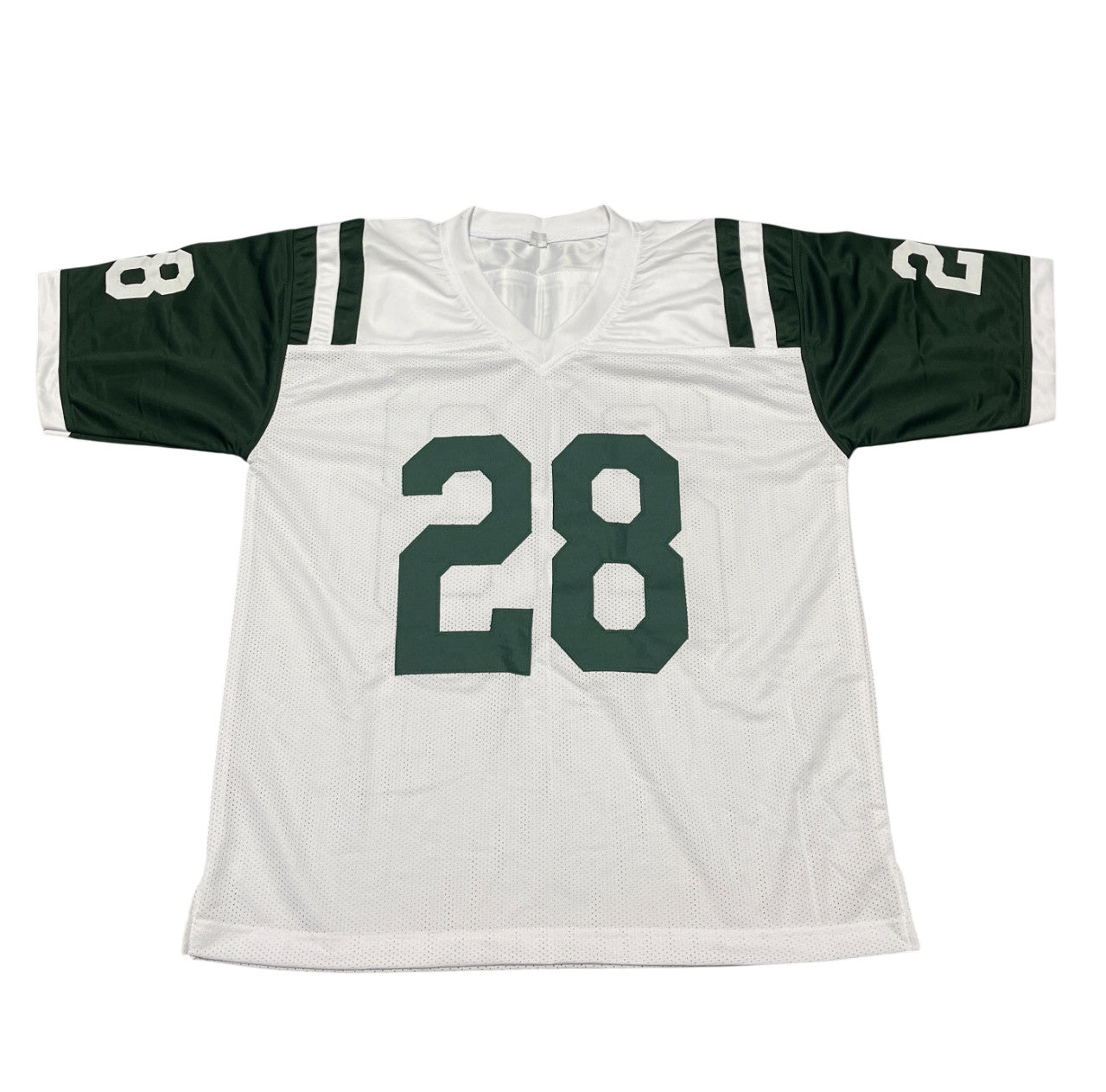 Curtis Martin New York Jets Signed Custom White Football Jersey PSA COA