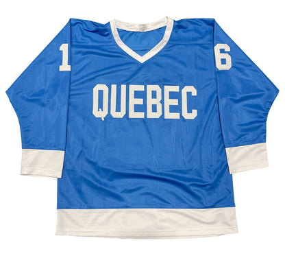 Michel Goulet Signed Quebec Custom Hockey Jersey (HOF '98) Beckett