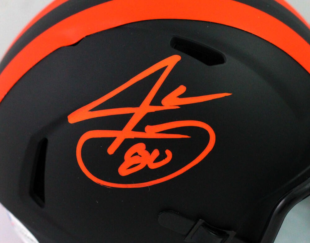 Jarvis Landry Autographed Cleveland Browns Eclipse Speed Mini Helmet