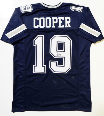 Amari Cooper Autographed Blue Custom Pro Style Jersey