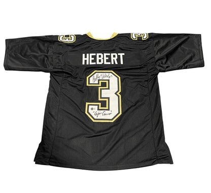 Bobby Hebert Signed New Orleans Saints Custom Jersey "Cajun Cannon" BAS