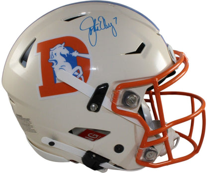 John Elway Signed Authentic SpeedFlex Retro Helmet - Denver Broncos