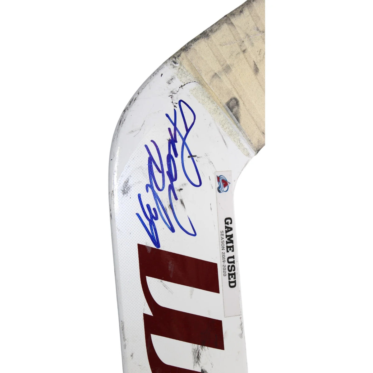 Pavel Francouz Signed Colorado Avalanche Game-Used Goalie Stick