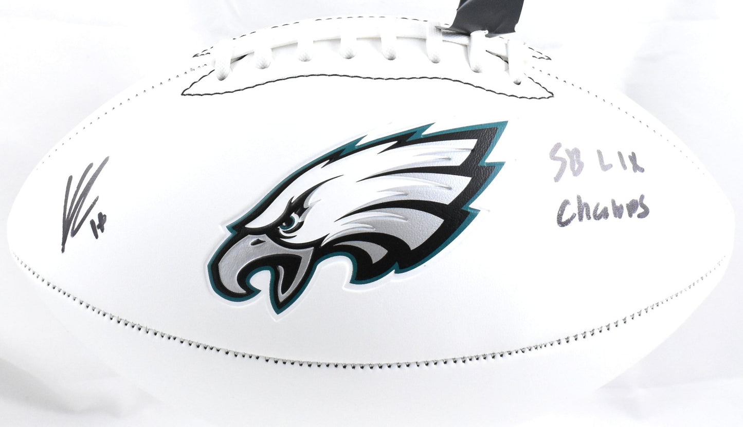 Kenneth Gainwell Signed Philadelphia Eagles Logo Football - SB Champs