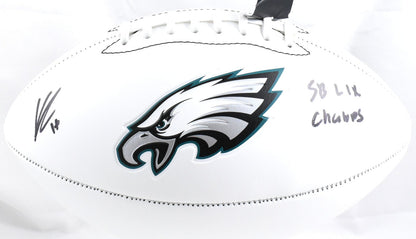 Kenneth Gainwell Signed Philadelphia Eagles Logo Football - SB Champs