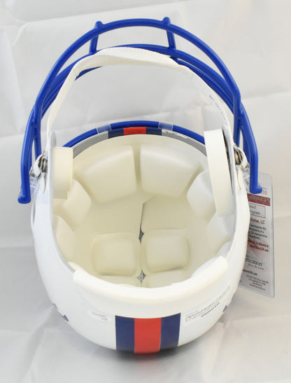 O.J. Simpson Autographed Buffalo Bills Full Size Helmet - Inscribed HOF