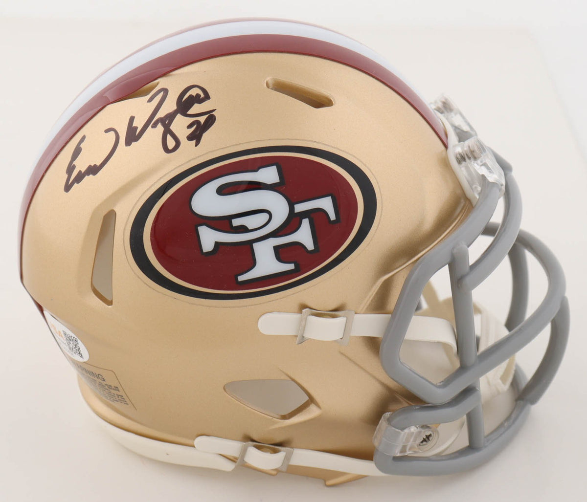 Eric Wright Autographed San Francisco 49ers Mini Helmet