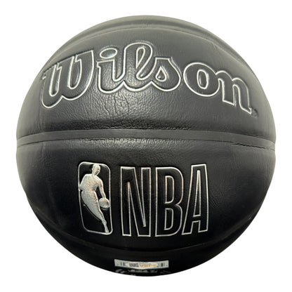 Charlie Ward Signed New York Knicks Black Wilson NBA Basketball