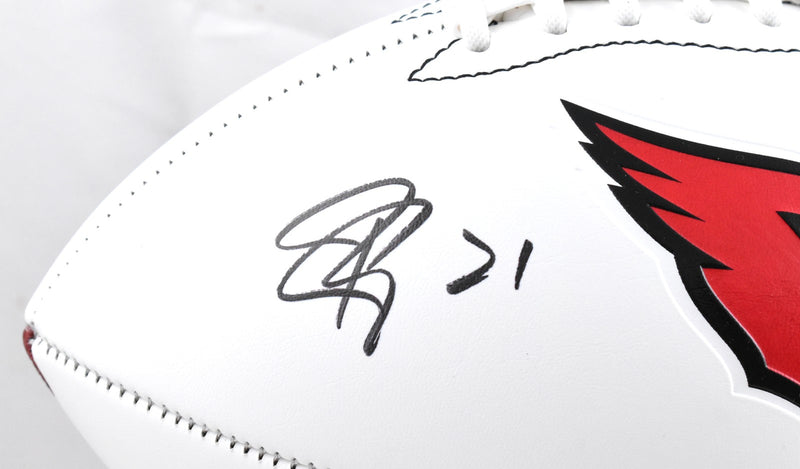 Patrick Peterson Signed Arizona Cardinals Logo Football