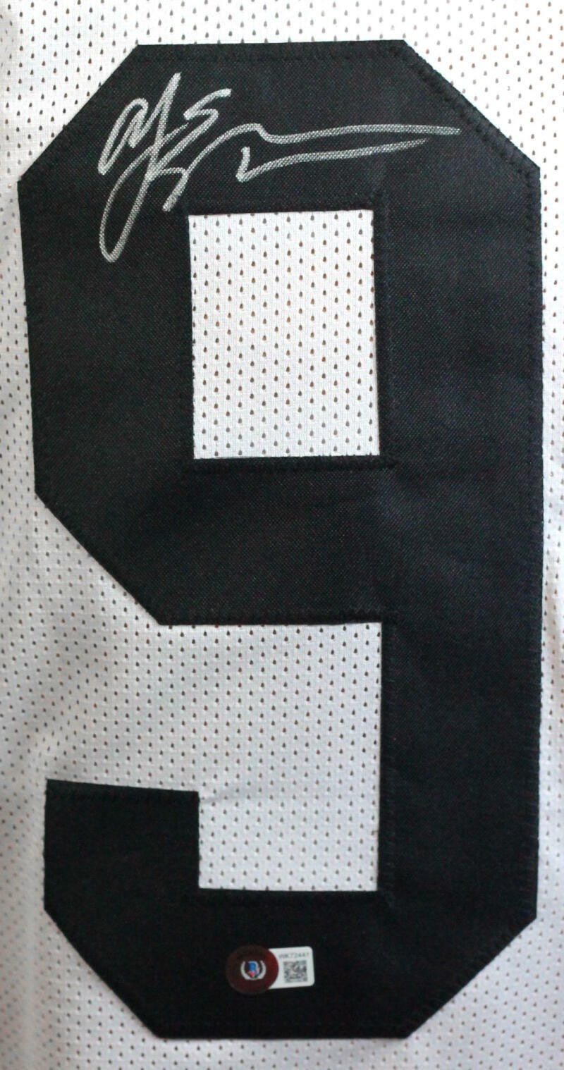 AJ Epenesa Autographed Iowa Hawkeyes Custom White Jersey