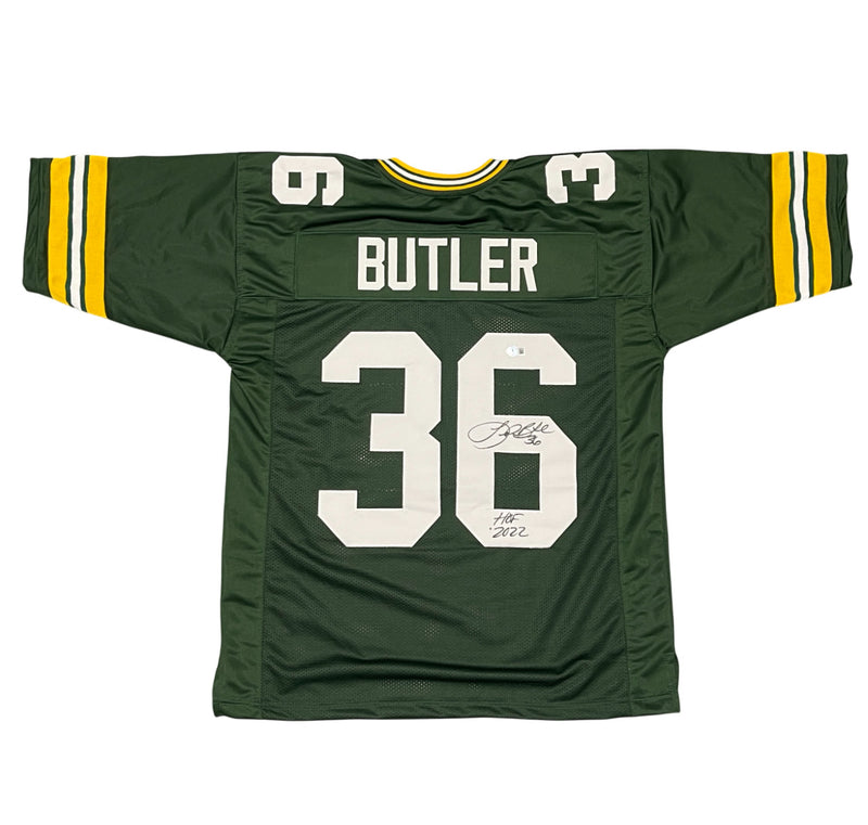 LeRoy Butler Signed Green Bay Packers Custom Jersey HOF 2022 Beckett COA
