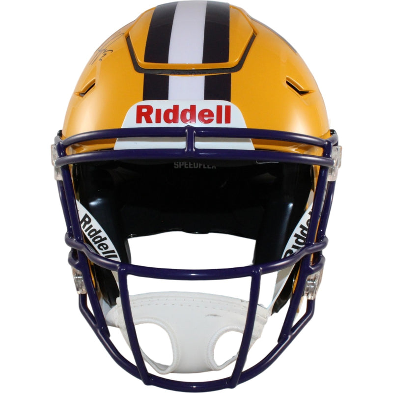 Justin Jefferson Autographed LSU Tigers Authentic SpeedFlex Helmet