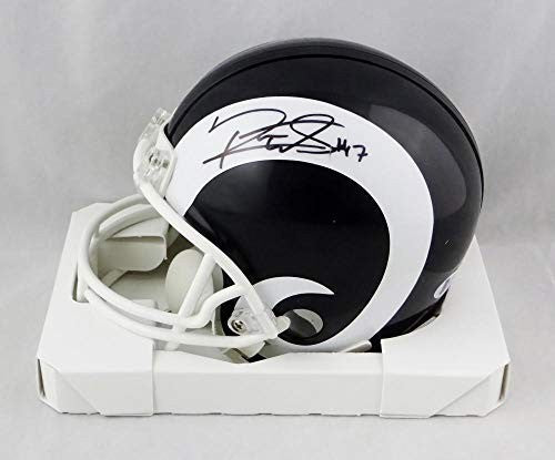 Robert Woods Signed Los Angeles Rams Black Mini Helmet