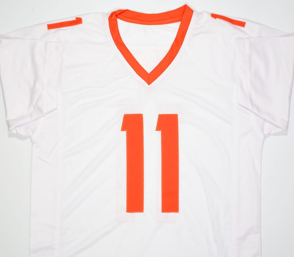 Jalin Hyatt Signed Tennessee Volunteers White Custom Jersey