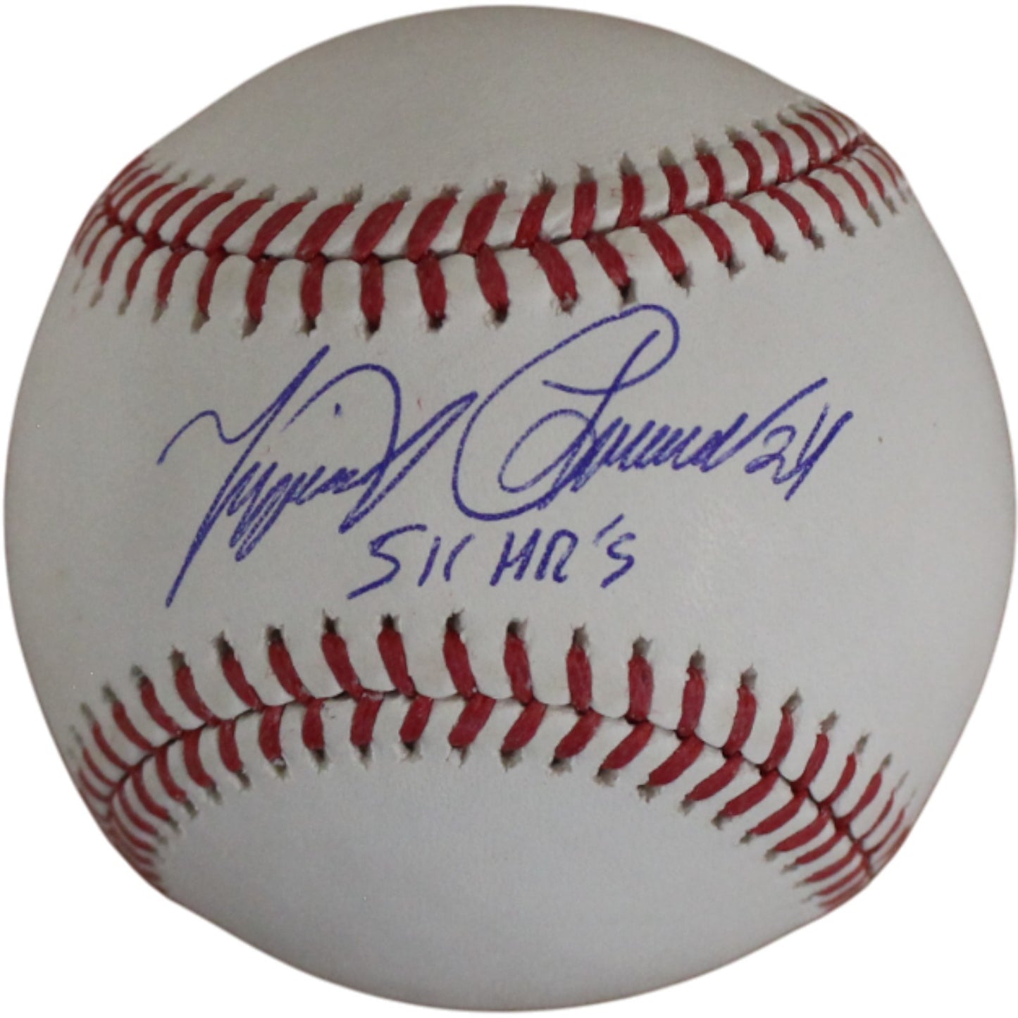 Miguel Cabrera Signed Detroit Tigers Baseball with 511 HR Inscription BAS