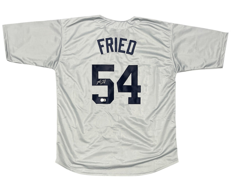 Max Fried Signed New York Yankees Custom Baseball Jersey