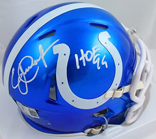 Eric Dickerson Signed Indianapolis Colts Flash Speed Mini Helmet HOF