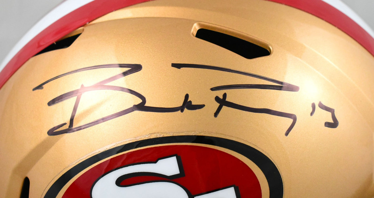 Brock Purdy Signed San Francisco 49ers Full Size Speed Helmet