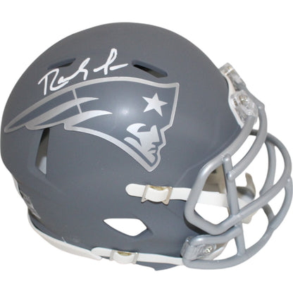 Randy Moss New England Patriots Autographed Slate Mini Helmet